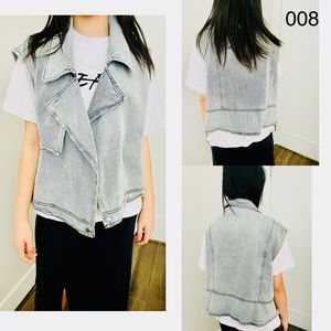 Blue Jean Vest (white tee not included)